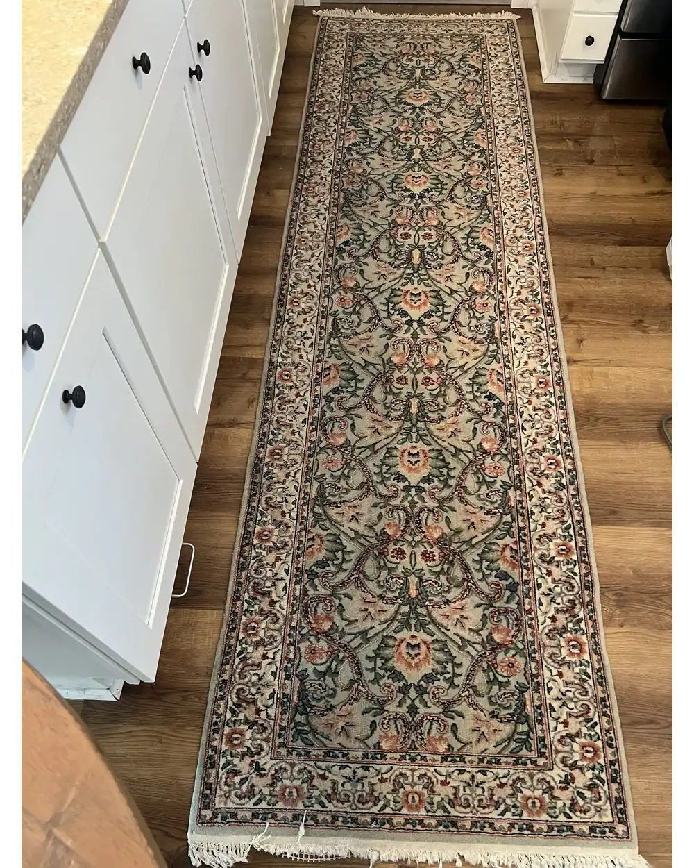 Area rug before deep cleaning service in Jacksonville FL